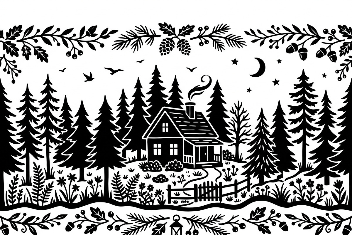 Majestic Pine Trees SVG, a Finance Illustration by Amazin_art (Photo 20 of 32)