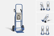 Hand Truck Mockup, a Product Mockup by MrLetters (Thumbnail 1 of 5)