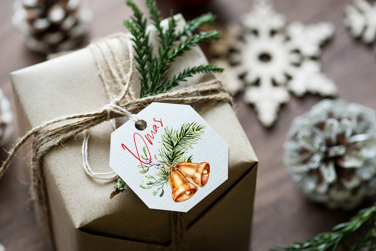 Christmas watercolor, PNG files, an Illustration by Larisa Maslova (Photo 3 of 10)