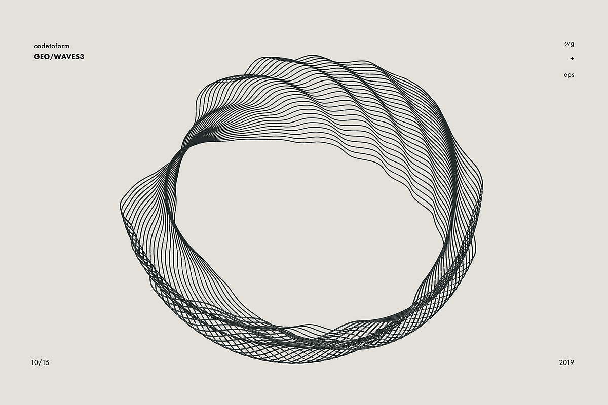 GEO_WAVES3 Vector Pack, a Background Graphic by codetoform (Photo 9 of 17)