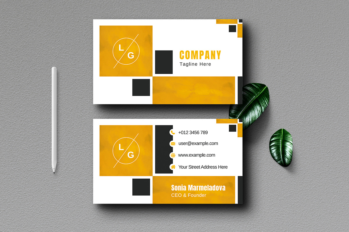 Business Card Template, a Business Card Template by MightyDesign (Photo 3 of 6)