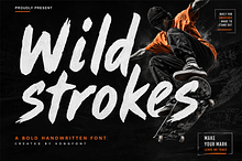 Wild Strokes-Bold Handwritten Brush