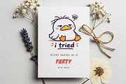 Cute Funny Sticker Animals, PNG, an Object Graphic by GlitterCraft (Thumbnail 41 of 101)
