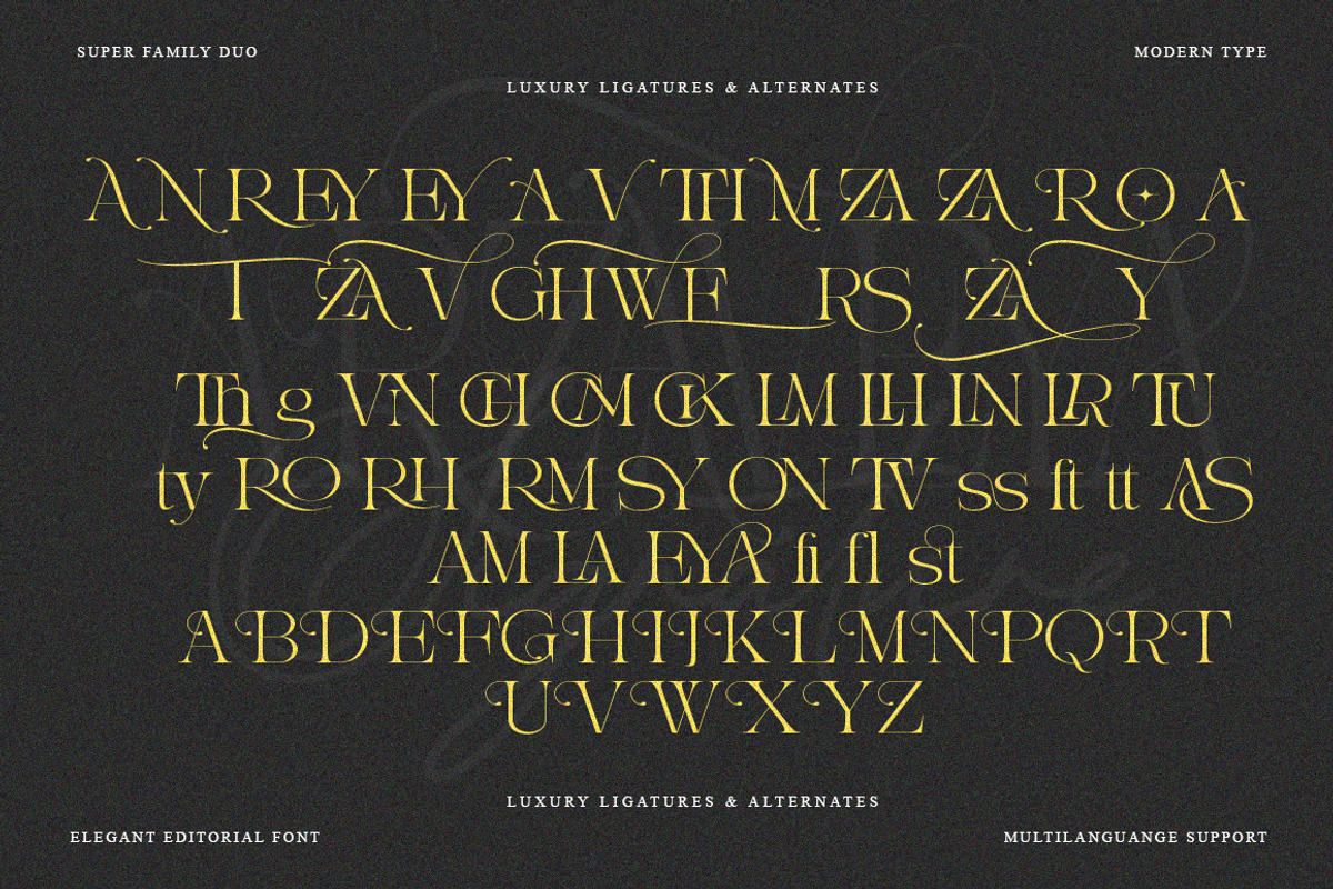Arzaveya Font Duo | 27 Font Files, a Script Font by IM Studio (Photo 13 of 13)