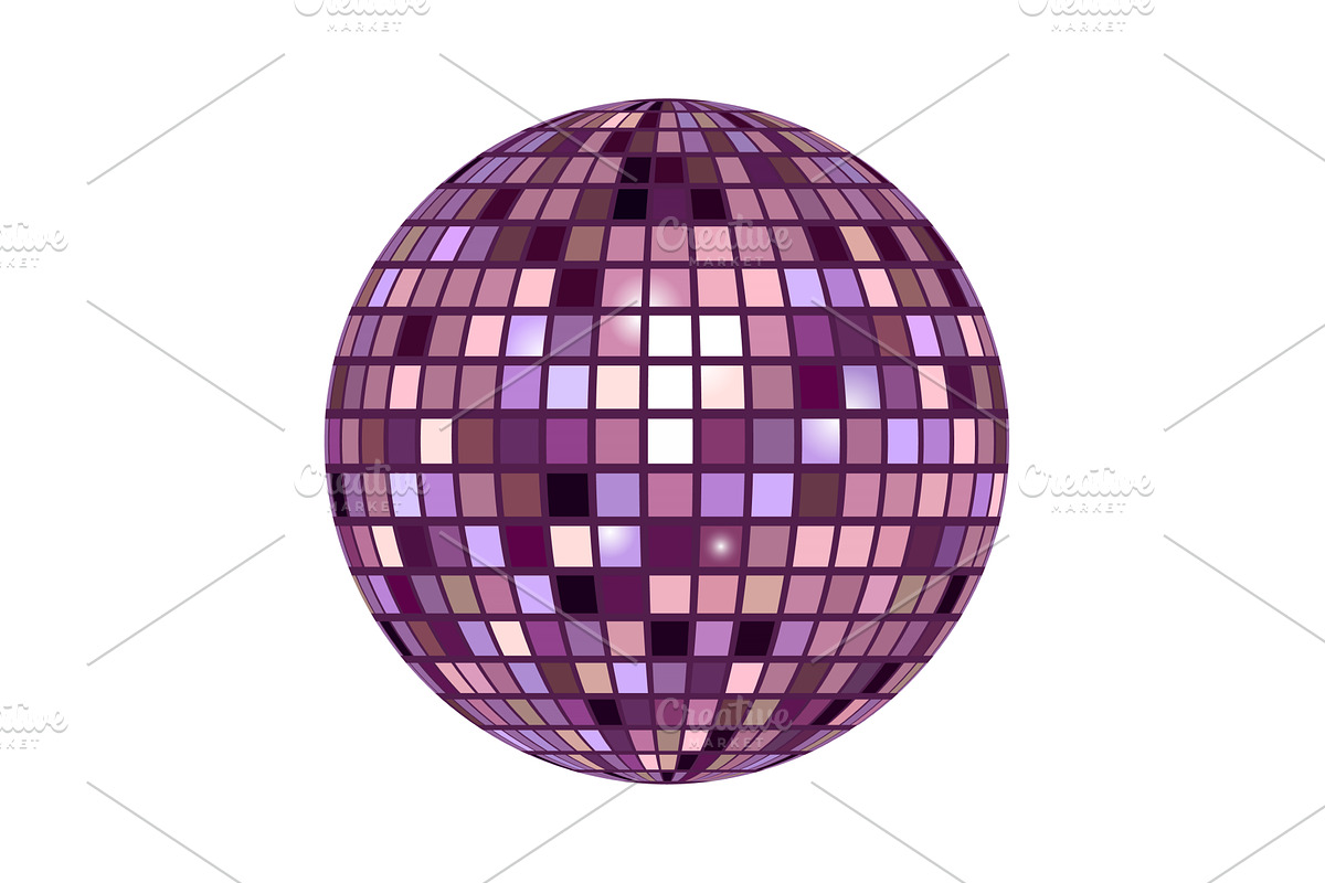 Shiny disco ball halftone, a Texture Illustration by Things for designers