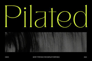 Pilated - Serif Typeface