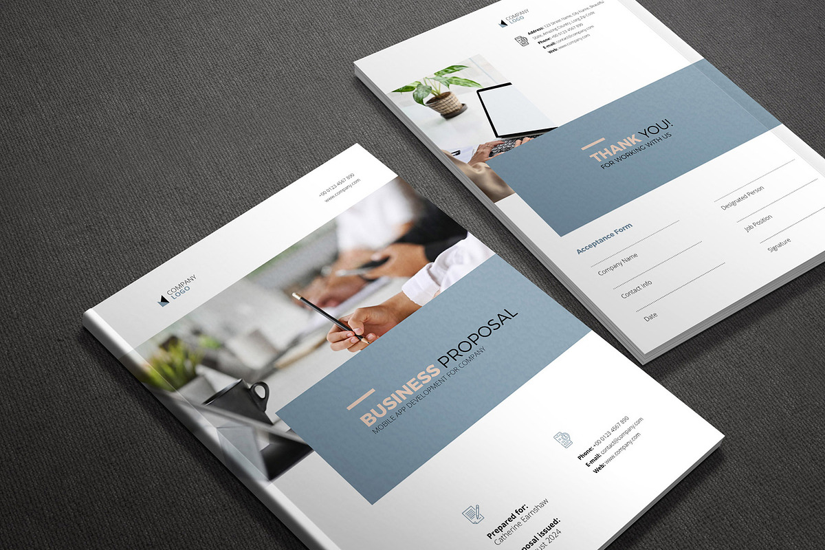 Canva Proposal Template, a Marketing Template by Sabin (Photo 7 of 7)