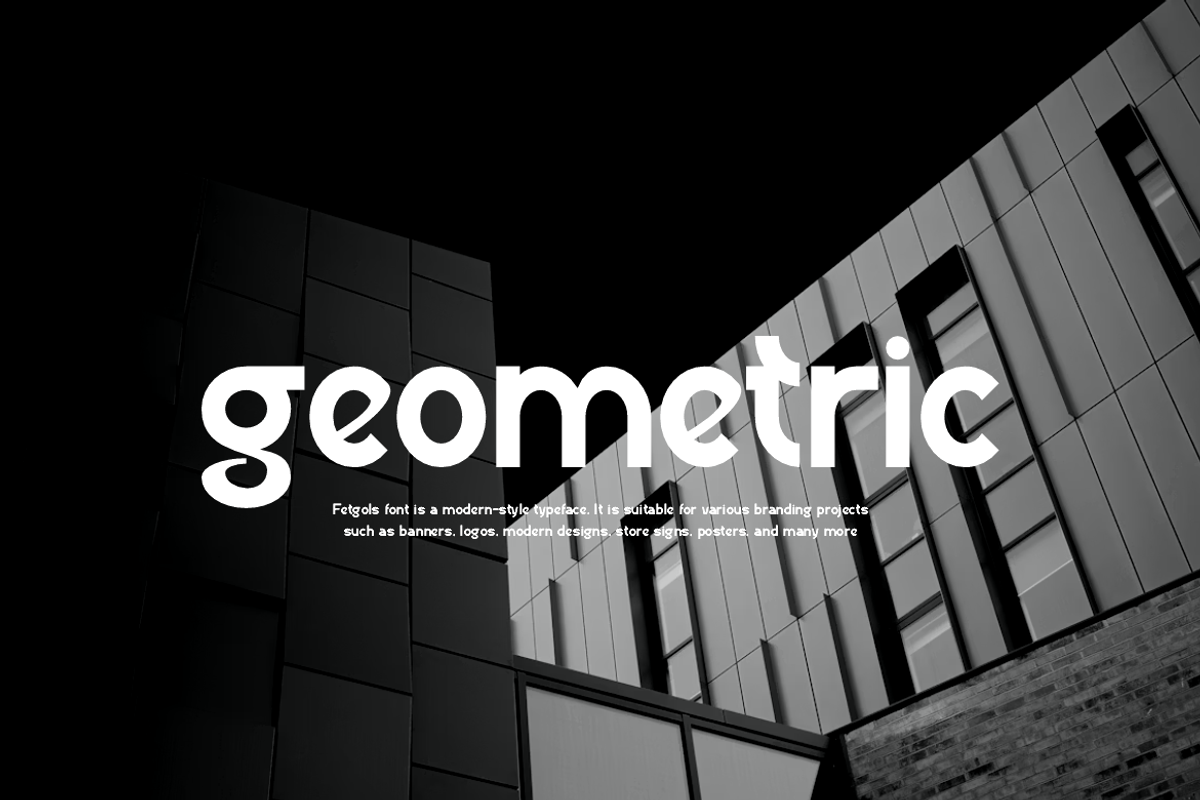 Fetgols - Modern Font, a Sans Serif Font by QR Design Studio (Photo 2 of 7)