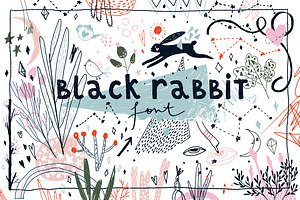 Black Rabbit | Font, a Font by Daria Miazhevich