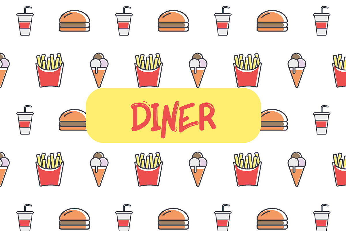 Icon patterns bundle/8 Themes/50%off, a Pattern Graphic by MikeHill (Photo 6 of 12)