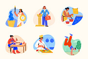Women Ethnicities Flat Icons, a Person Illustration by Creative Stall (Thumbnail 10 of 10)
