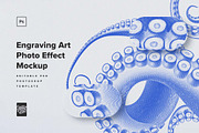 Engraving Art Photo Effect, a Layer Style Add-On by Creative Veila (Thumbnail 5 of 9)