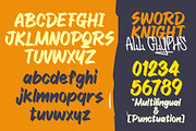 Sword Knight, a Handwritten Font by BBtypeStudios (Thumbnail 8 of 8)