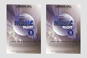 Music Night Party Flyer, a Flyer Template by PenciGraphics (Thumbnail 2 of 3)
