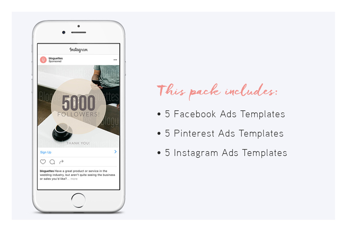 Social Media Pack: Biz Owner Edition, a Templates & Theme by Bloguettes (Photo 2 of 2)