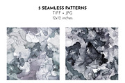 Gray Alcohol Ink Textures & Patterns, a Texture Graphic by JSolomatina (Thumbnail 5 of 7)