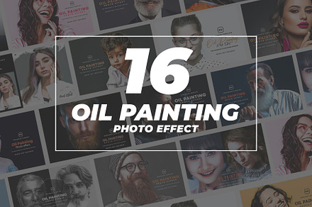 16 Oil Painting Photo Effect