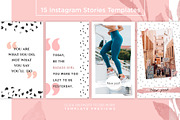 GIRLY Instagram Stories & Posts, a Social Media Template by The Black & Art (Thumbnail 4 of 5)