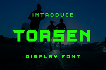 Torsen, a Slab Serif Font by lelevien