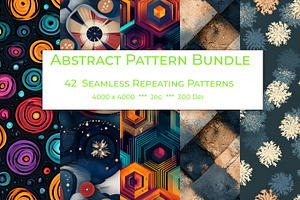 Abstract Pattern Bundle, a Pattern Graphic by karenfoleyphoto