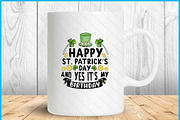 Happy St Patricks Day My Birthday, a Graphic by Creativeusart (Thumbnail 3 of 4)