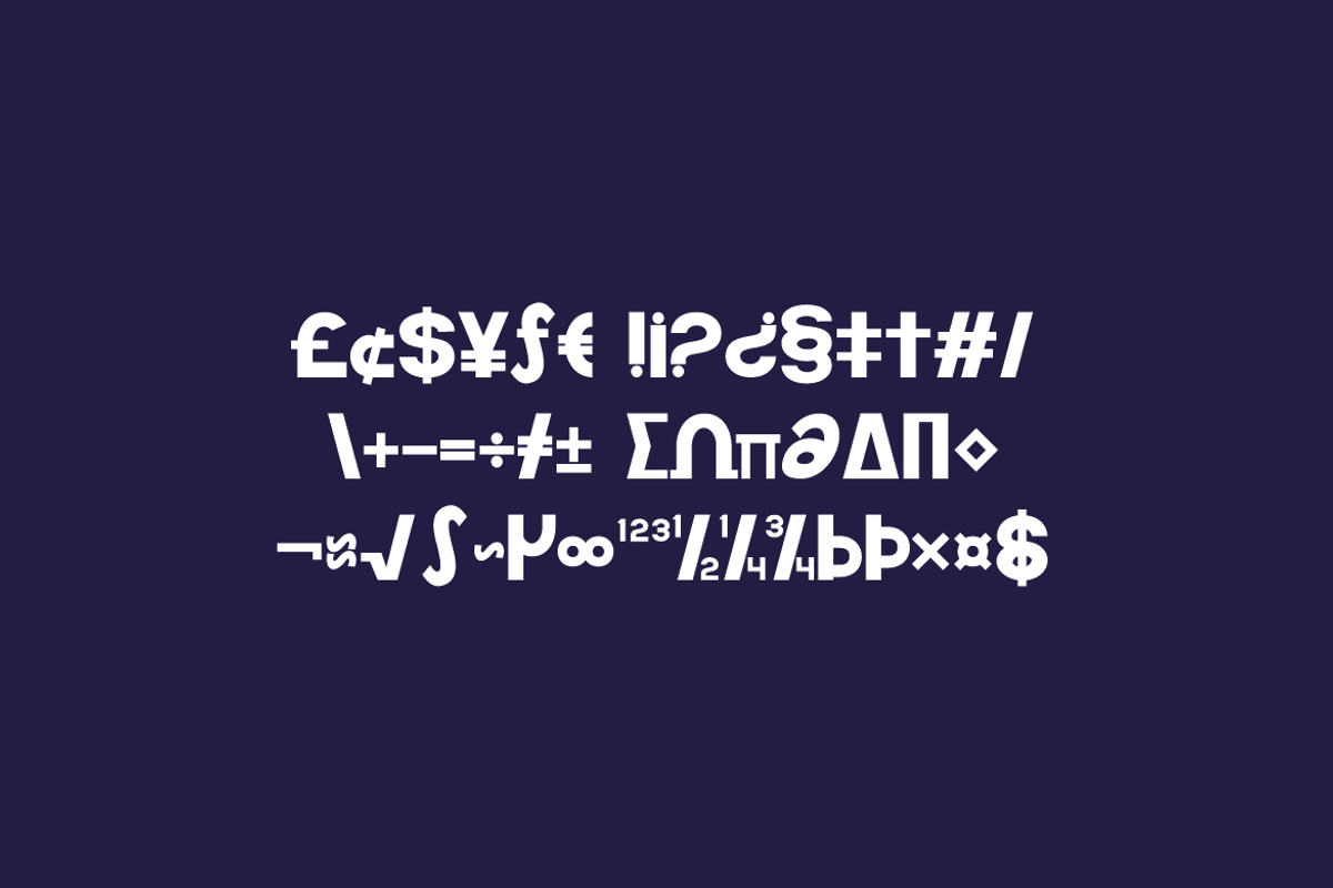 Grandly - Tech Futuristic Font, a Sans Serif Font by QR Design Studio (Photo 10 of 12)