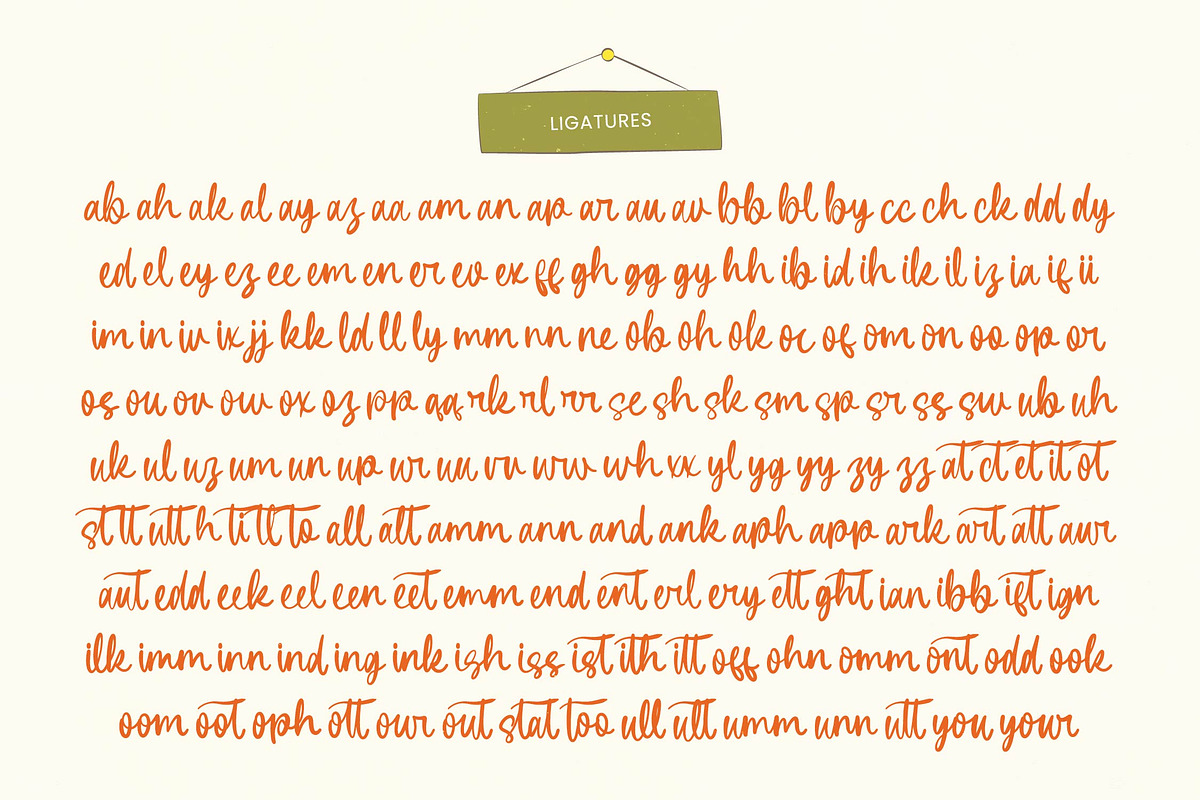 Backbudys Handwritten Ink Font, a Script Font by Letterena Studios Script (Photo 9 of 10)