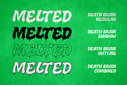 Melted Brain – Layered Dripping Font, a Handwritten Font by figuree studio (Thumbnail 4 of 10)