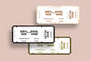 Luxe Wedding Ticket Invitation Templ, an Invitation Template by BrandPacks (Thumbnail 3 of 4)