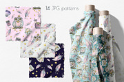 Magic Owls Winter Clipart Watercolor, an Illustration by NATASHA CHU (Thumbnail 8 of 9)