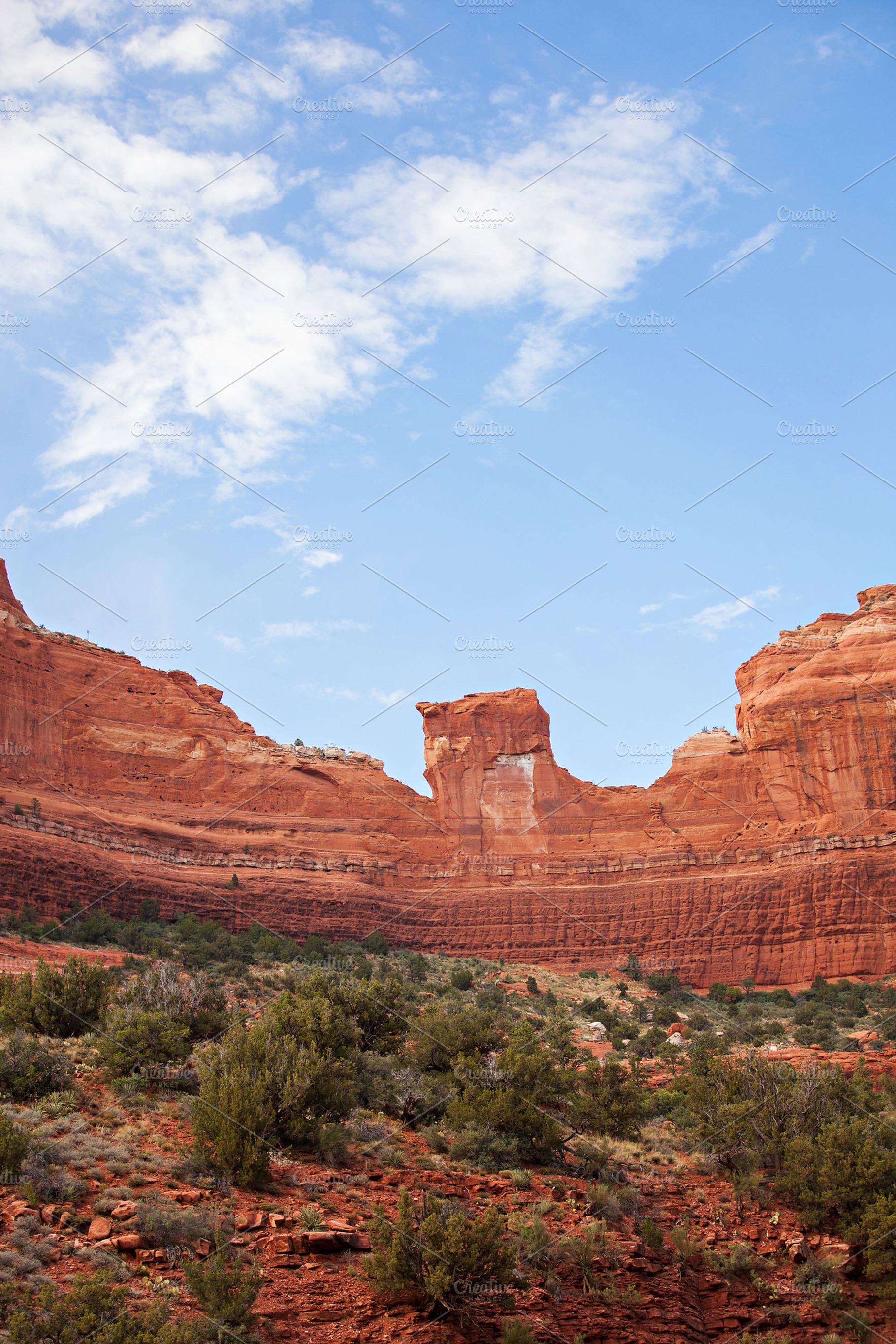Rock Formation In Sedona Arizona Stock Photo Containing Sedona And Arizona