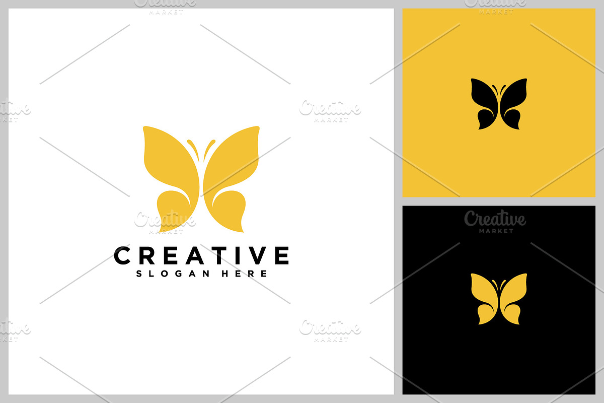 Elegant Butterfly Icon Vector, an Animal Illustration by quadrazo