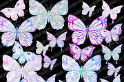 Glitter Butterfly Clipart, a Shape Add-On by Makina Designs (Thumbnail 2 of 2)