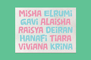 Bouncy Bites – Playful Font, a Sans Serif Font by Salamahtype (Thumbnail 4 of 8)