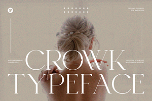 Crowk - A Luxury and Timeless Serif