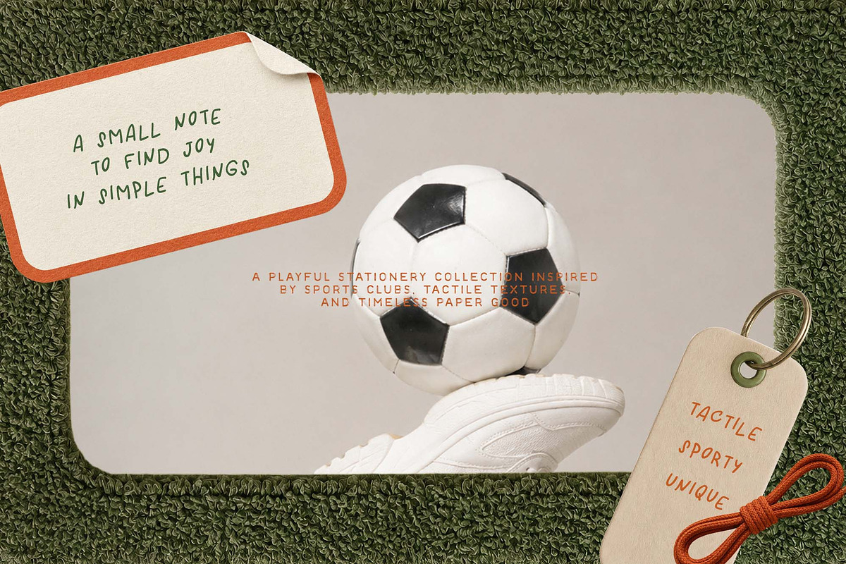 Playful Sports Stationery, an Object Graphic by DigARTbyHavroshka (Photo 5 of 12)