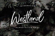Westland Handstylish Font, a Script Font by Alif Devan R. (Thumbnail 1 of 7)