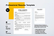 Teacher Resume Template, a Resume Template by KHIDD (Thumbnail 1 of 4)