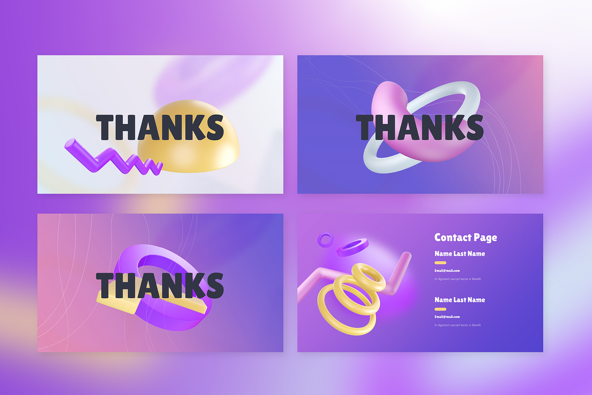 Volumetric 3D - PowerPoint Template, a Presentation Template by chio.design - Khalay Chio (Photo 16 of 16)