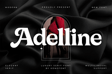 Adelline – A Luxury Serif Font