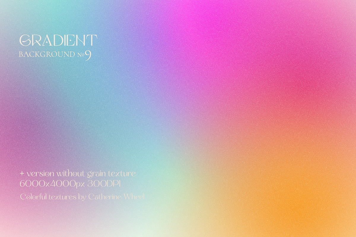 Colorful Gradient Backgrounds, a Texture Graphic by Vintage Digital Textures (Photo 7 of 9)