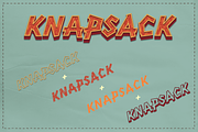 KNAPSACK - Decorative Font Family, a Font by Punch (Thumbnail 4 of 11)
