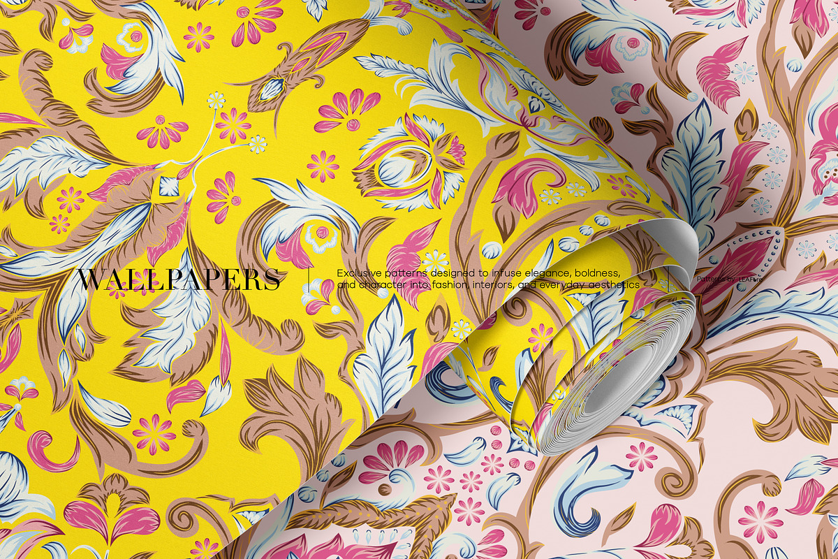 Blush Petaline Traditional Patterns, a Pattern Graphic by LEAFure (Photo 9 of 9)
