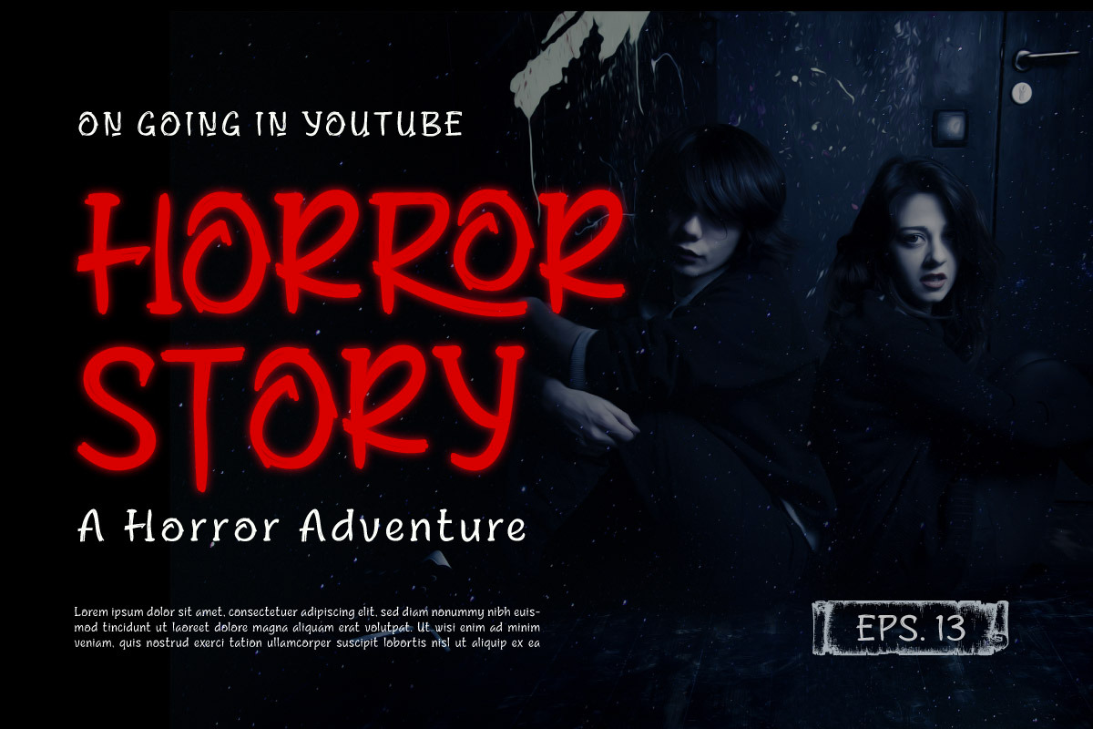 Kotgris - Horror Display Font, a Handwritten Font by twinstd (Photo 5 of 7)