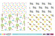 Spring Digital Paper Pack, a Pattern Graphic by Lapeticrafter (Thumbnail 3 of 5)
