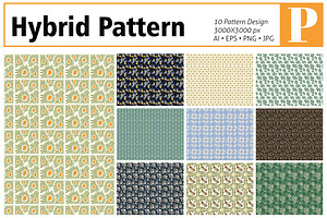 Hybrid Pattern, a Pattern Graphic by MSG Studio