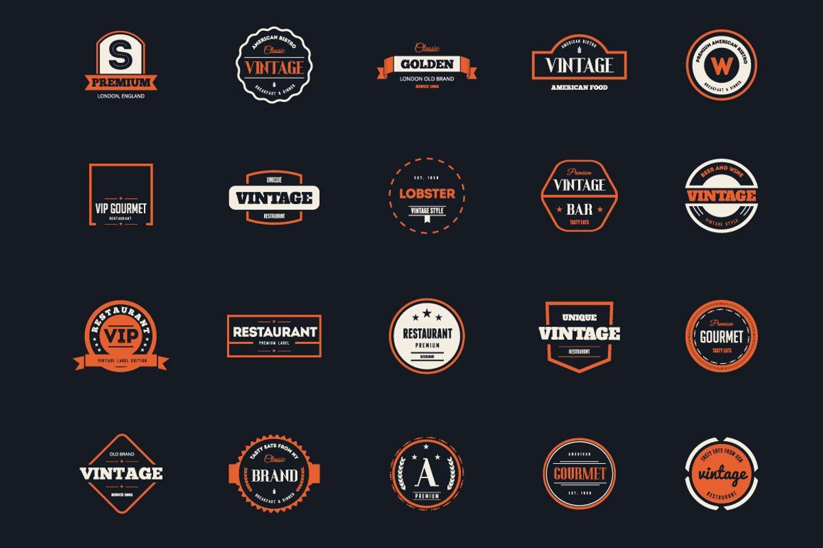 Vintage Logos Labels & Badges, a Branding & Logo Template by Design District (Photo 36 of 76)