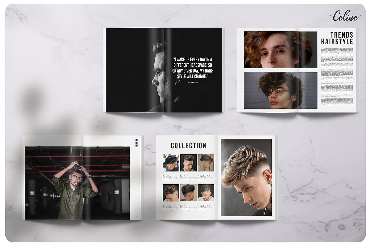 GENTLEMEN Lookbook Template, a Magazine Template by Celine Studio (Photo 6 of 11)