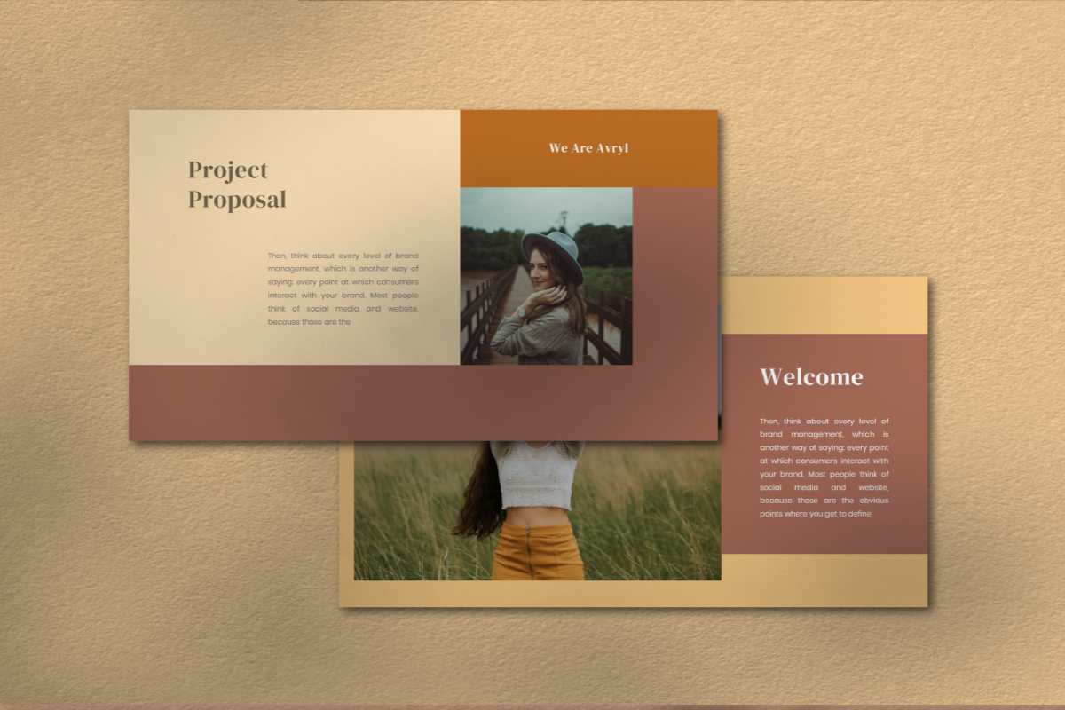 Avryl Google Slide Template, a Presentation Template by Inkofert (Photo 3 of 11)