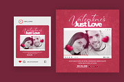 Valentine's Day Instagram Bundle, a Social Media Template by Saman Osama (Thumbnail 2 of 5)
